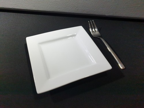 Sideplate bord - Napoli - Vierkant 13x13cm (Krat 40 stuks)